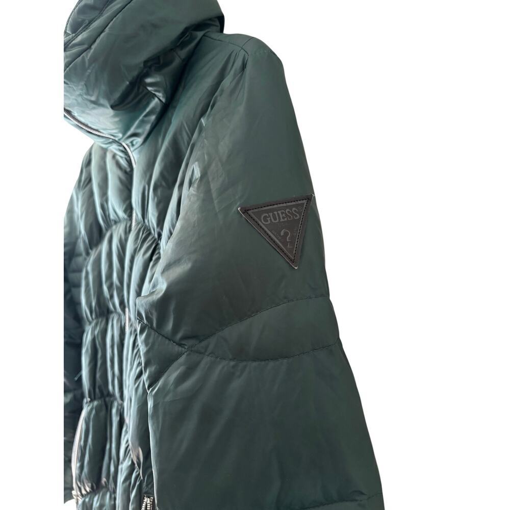 Guess Women’s Green Quilted Puffer Jacket Size M - Picture 8 of 12
